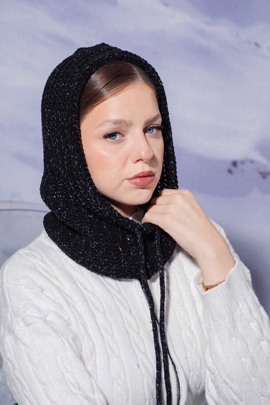 Black Bling Bling Balaclava