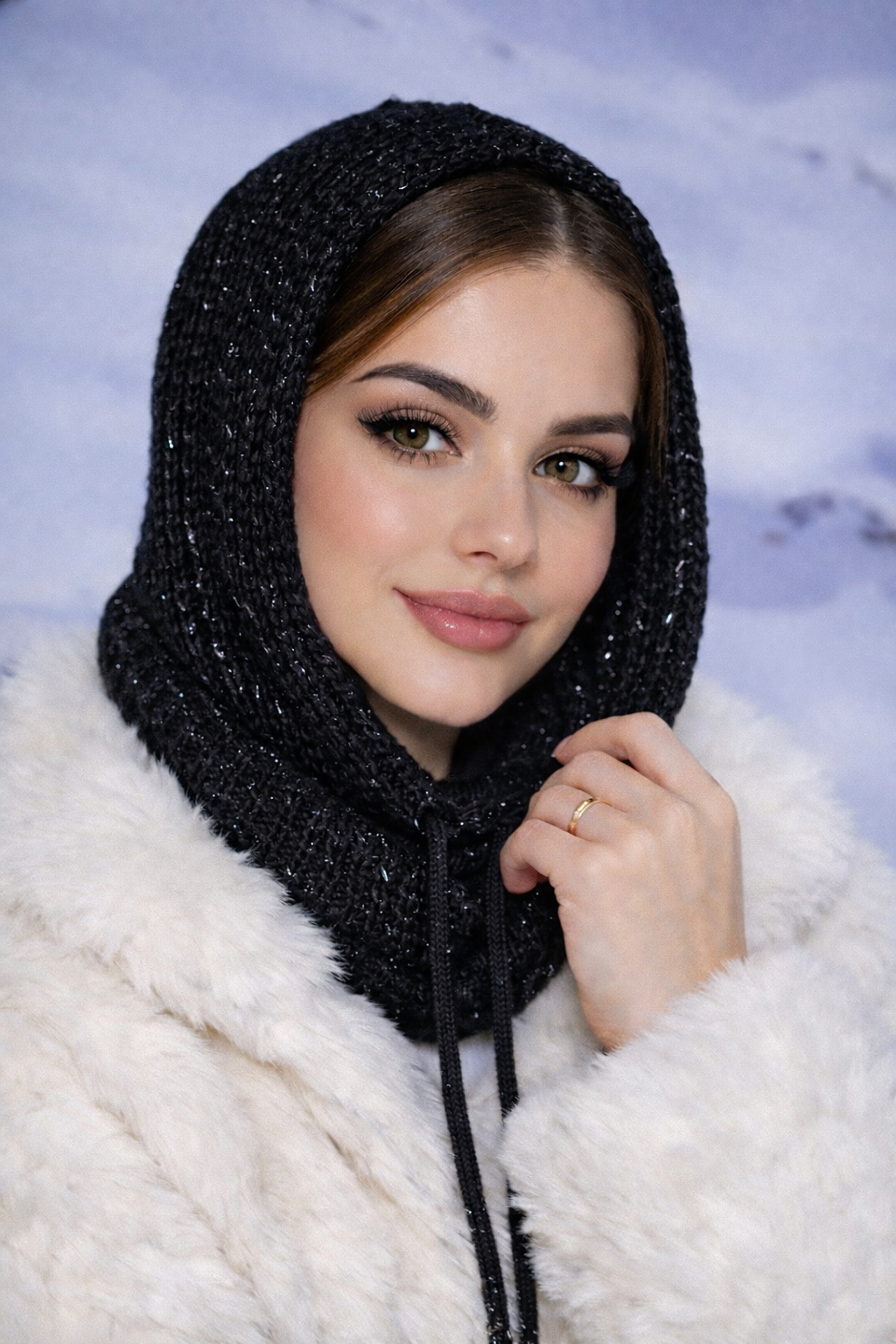 Black Bling Bling Balaclava