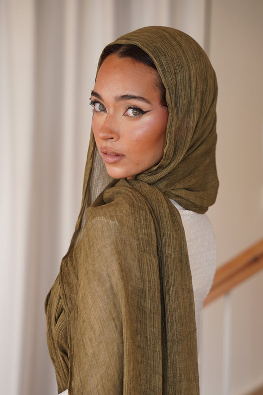 Dual-Tone Drape - Olive