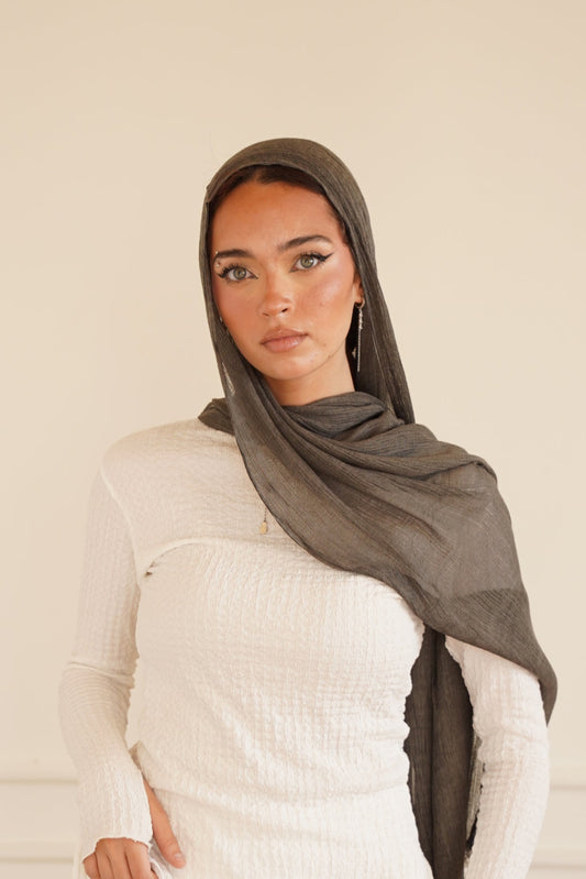 Dual-Tone Drape - Greyish
